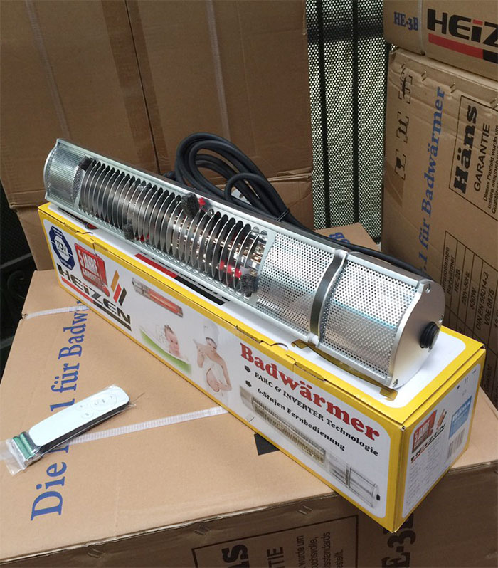 Đèn sưởi nhà tắm Heizen không chói mắt có điều khiển HE-ITR