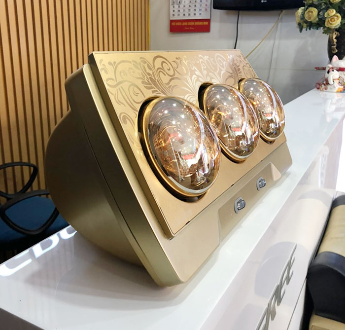 Đèn sưởi nhà tắm 3 bóng Heizen giá rẻ HE-3B