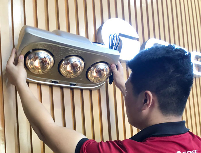 Đèn sưởi nhà tắm 3 bóng Kottmann vàng K3B – NV